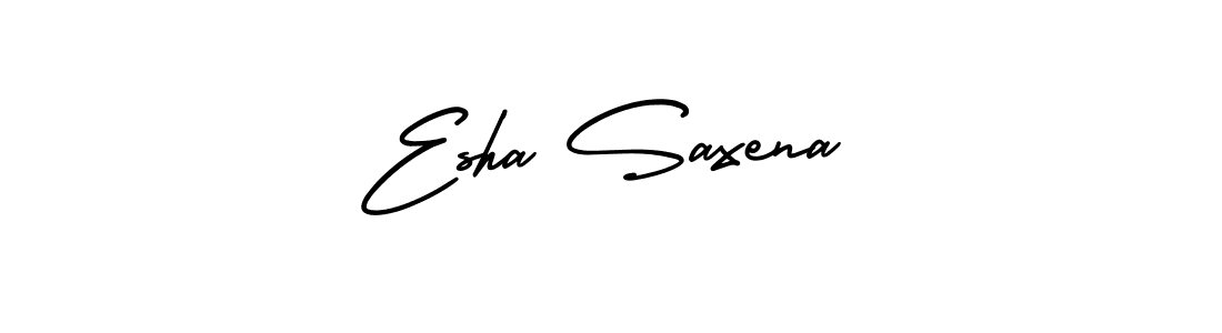Make a short Esha Saxena signature style. Manage your documents anywhere anytime using AmerikaSignatureDemo-Regular. Create and add eSignatures, submit forms, share and send files easily. Esha Saxena signature style 3 images and pictures png