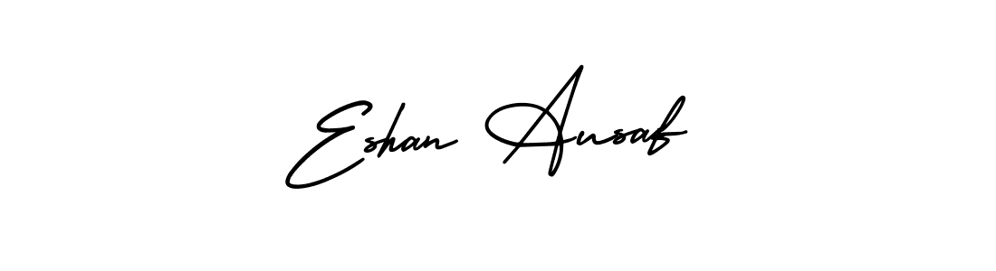 Use a signature maker to create a handwritten signature online. With this signature software, you can design (AmerikaSignatureDemo-Regular) your own signature for name Eshan Ausaf. Eshan Ausaf signature style 3 images and pictures png