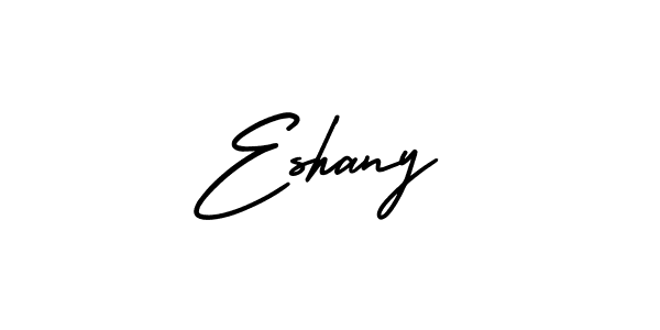 Design your own signature with our free online signature maker. With this signature software, you can create a handwritten (AmerikaSignatureDemo-Regular) signature for name Eshany. Eshany signature style 3 images and pictures png