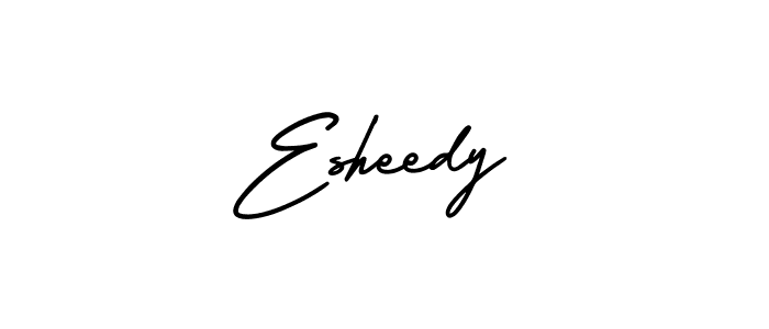 This is the best signature style for the Esheedy name. Also you like these signature font (AmerikaSignatureDemo-Regular). Mix name signature. Esheedy signature style 3 images and pictures png