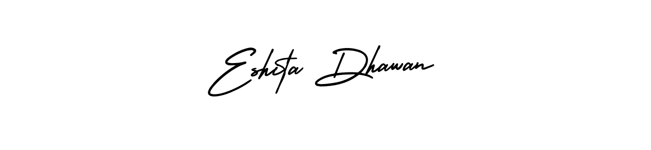 How to Draw Eshita Dhawan signature style? AmerikaSignatureDemo-Regular is a latest design signature styles for name Eshita Dhawan. Eshita Dhawan signature style 3 images and pictures png