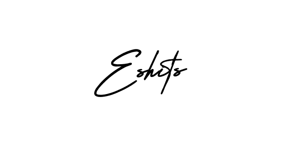 Make a beautiful signature design for name Eshits. Use this online signature maker to create a handwritten signature for free. Eshits signature style 3 images and pictures png