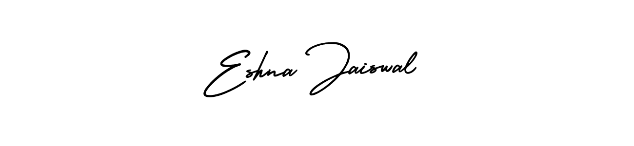 Use a signature maker to create a handwritten signature online. With this signature software, you can design (AmerikaSignatureDemo-Regular) your own signature for name Eshna Jaiswal. Eshna Jaiswal signature style 3 images and pictures png