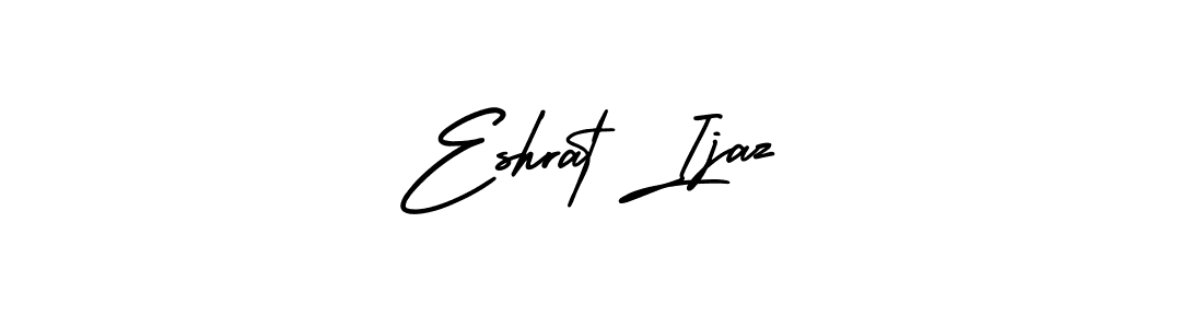 Also we have Eshrat Ijaz name is the best signature style. Create professional handwritten signature collection using AmerikaSignatureDemo-Regular autograph style. Eshrat Ijaz signature style 3 images and pictures png