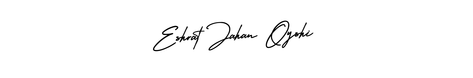 if you are searching for the best signature style for your name Eshrat Jahan Oyshi. so please give up your signature search. here we have designed multiple signature styles  using AmerikaSignatureDemo-Regular. Eshrat Jahan Oyshi signature style 3 images and pictures png