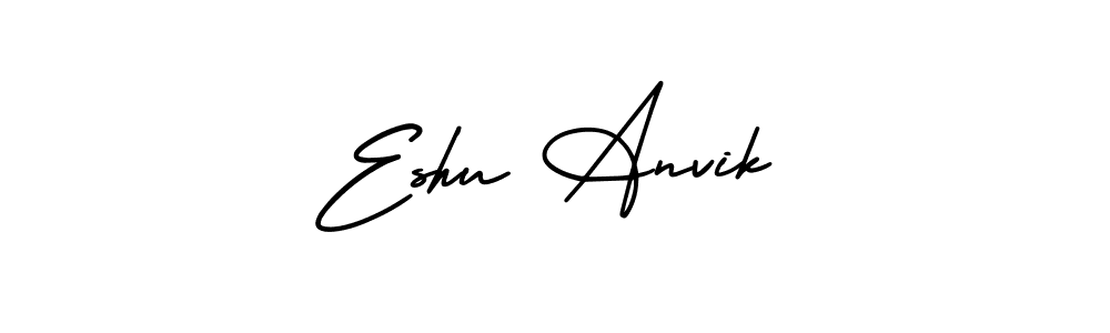 Similarly AmerikaSignatureDemo-Regular is the best handwritten signature design. Signature creator online .You can use it as an online autograph creator for name Eshu Anvik. Eshu Anvik signature style 3 images and pictures png