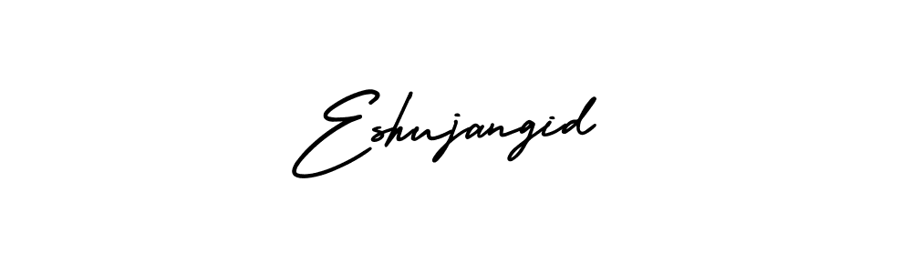 Once you've used our free online signature maker to create your best signature AmerikaSignatureDemo-Regular style, it's time to enjoy all of the benefits that Eshujangid name signing documents. Eshujangid signature style 3 images and pictures png