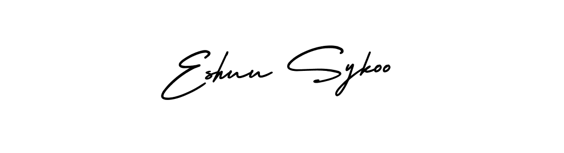 Design your own signature with our free online signature maker. With this signature software, you can create a handwritten (AmerikaSignatureDemo-Regular) signature for name Eshuu Sykoo. Eshuu Sykoo signature style 3 images and pictures png
