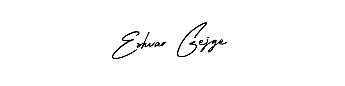 Make a beautiful signature design for name Eshvar Gejge. With this signature (AmerikaSignatureDemo-Regular) style, you can create a handwritten signature for free. Eshvar Gejge signature style 3 images and pictures png