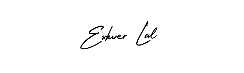 It looks lik you need a new signature style for name Eshver Lal. Design unique handwritten (AmerikaSignatureDemo-Regular) signature with our free signature maker in just a few clicks. Eshver Lal signature style 3 images and pictures png