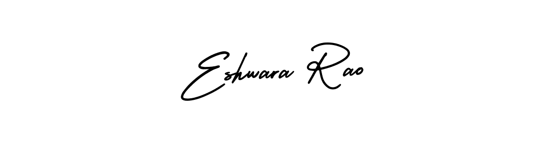 Eshwara Rao stylish signature style. Best Handwritten Sign (AmerikaSignatureDemo-Regular) for my name. Handwritten Signature Collection Ideas for my name Eshwara Rao. Eshwara Rao signature style 3 images and pictures png
