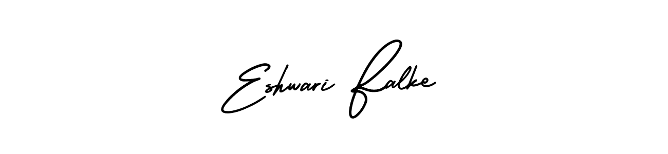 if you are searching for the best signature style for your name Eshwari Falke. so please give up your signature search. here we have designed multiple signature styles  using AmerikaSignatureDemo-Regular. Eshwari Falke signature style 3 images and pictures png