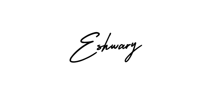 Eshwary stylish signature style. Best Handwritten Sign (AmerikaSignatureDemo-Regular) for my name. Handwritten Signature Collection Ideas for my name Eshwary. Eshwary signature style 3 images and pictures png