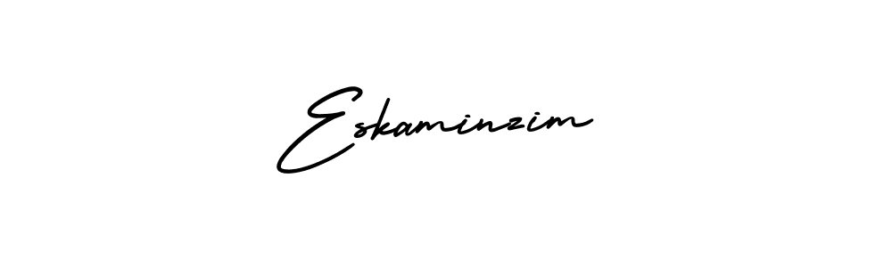 Make a beautiful signature design for name Eskaminzim. Use this online signature maker to create a handwritten signature for free. Eskaminzim signature style 3 images and pictures png