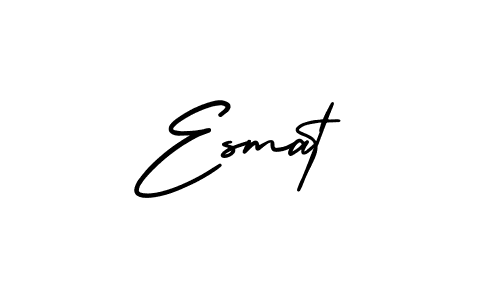 This is the best signature style for the Esmat name. Also you like these signature font (AmerikaSignatureDemo-Regular). Mix name signature. Esmat signature style 3 images and pictures png