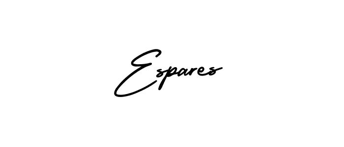 Make a beautiful signature design for name Espares. Use this online signature maker to create a handwritten signature for free. Espares signature style 3 images and pictures png