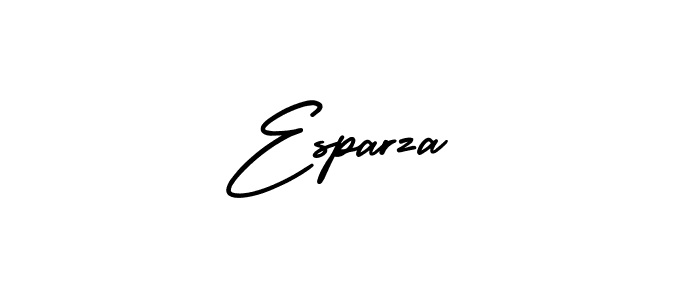 Use a signature maker to create a handwritten signature online. With this signature software, you can design (AmerikaSignatureDemo-Regular) your own signature for name Esparza. Esparza signature style 3 images and pictures png