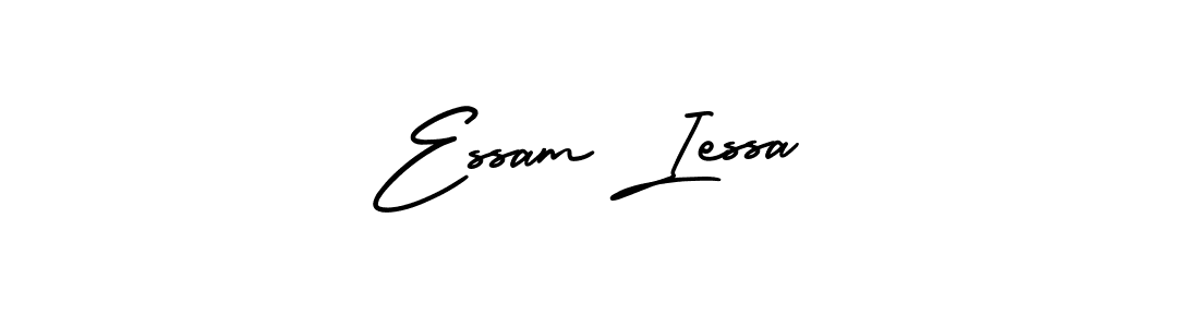 Make a beautiful signature design for name Essam Iessa. With this signature (AmerikaSignatureDemo-Regular) style, you can create a handwritten signature for free. Essam Iessa signature style 3 images and pictures png