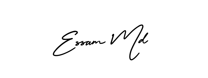 You can use this online signature creator to create a handwritten signature for the name Essam Md. This is the best online autograph maker. Essam Md signature style 3 images and pictures png