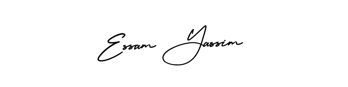 It looks lik you need a new signature style for name Essam Yassim. Design unique handwritten (AmerikaSignatureDemo-Regular) signature with our free signature maker in just a few clicks. Essam Yassim signature style 3 images and pictures png
