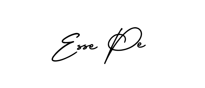 Make a beautiful signature design for name Esse Pe. Use this online signature maker to create a handwritten signature for free. Esse Pe signature style 3 images and pictures png