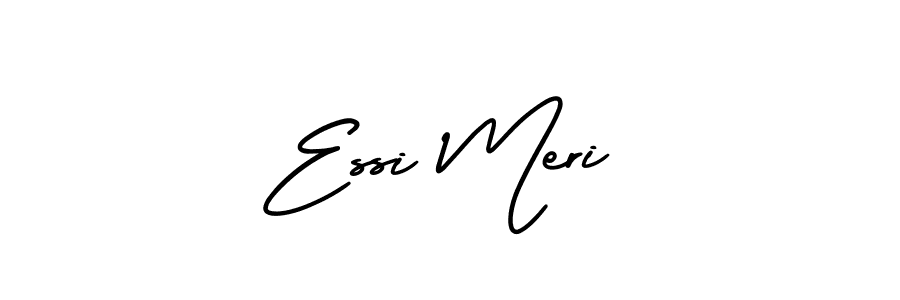 It looks lik you need a new signature style for name Essi Meri. Design unique handwritten (AmerikaSignatureDemo-Regular) signature with our free signature maker in just a few clicks. Essi Meri signature style 3 images and pictures png