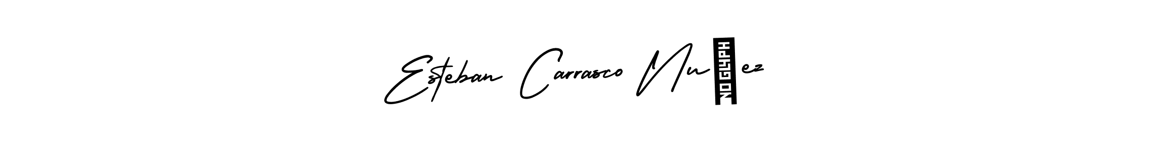 Also we have Esteban Carrasco NuÑez name is the best signature style. Create professional handwritten signature collection using AmerikaSignatureDemo-Regular autograph style. Esteban Carrasco NuÑez signature style 3 images and pictures png