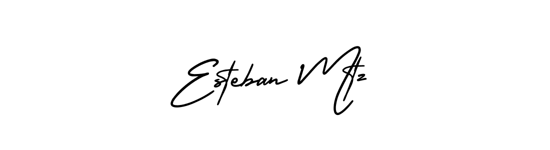 Check out images of Autograph of Esteban Mtz name. Actor Esteban Mtz Signature Style. AmerikaSignatureDemo-Regular is a professional sign style online. Esteban Mtz signature style 3 images and pictures png