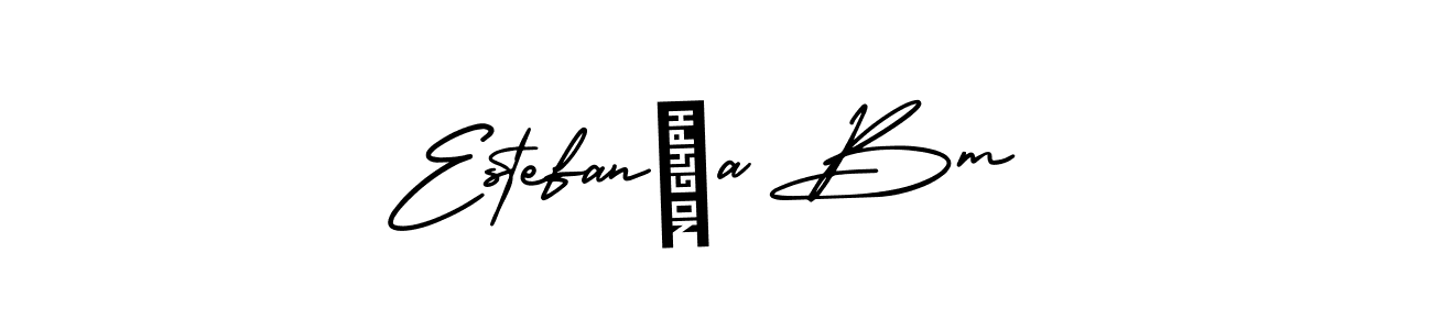 Also we have Estefanía Bm name is the best signature style. Create professional handwritten signature collection using AmerikaSignatureDemo-Regular autograph style. Estefanía Bm signature style 3 images and pictures png