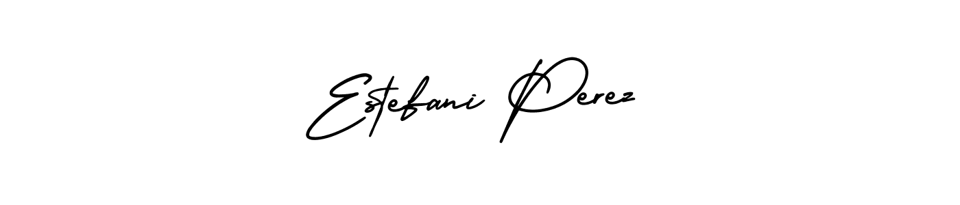 if you are searching for the best signature style for your name Estefani Perez. so please give up your signature search. here we have designed multiple signature styles  using AmerikaSignatureDemo-Regular. Estefani Perez signature style 3 images and pictures png