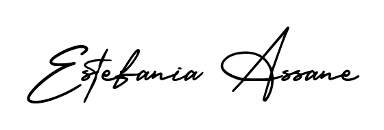 Use a signature maker to create a handwritten signature online. With this signature software, you can design (AmerikaSignatureDemo-Regular) your own signature for name Estefania Assane. Estefania Assane signature style 3 images and pictures png