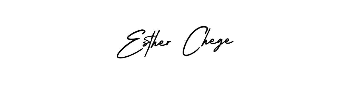 Also You can easily find your signature by using the search form. We will create Esther Chege name handwritten signature images for you free of cost using AmerikaSignatureDemo-Regular sign style. Esther Chege signature style 3 images and pictures png