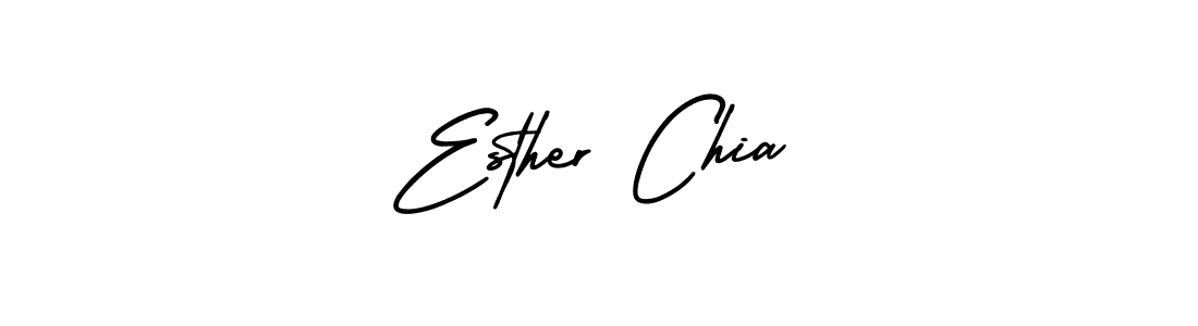 Also You can easily find your signature by using the search form. We will create Esther Chia name handwritten signature images for you free of cost using AmerikaSignatureDemo-Regular sign style. Esther Chia signature style 3 images and pictures png