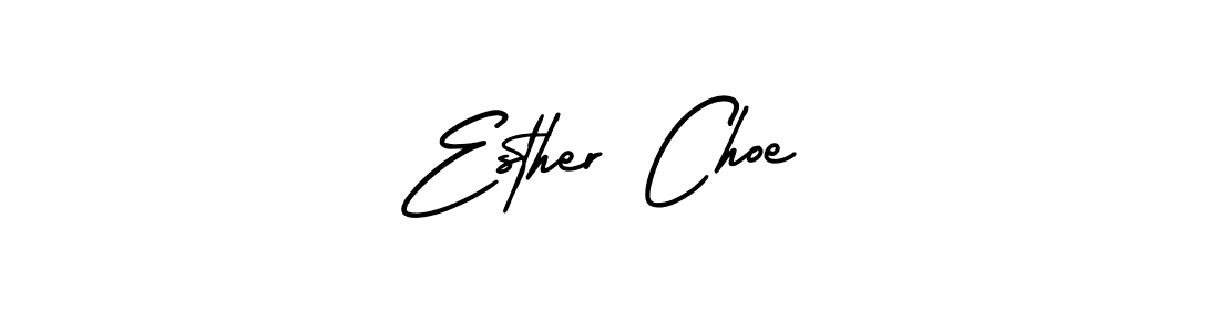 Similarly AmerikaSignatureDemo-Regular is the best handwritten signature design. Signature creator online .You can use it as an online autograph creator for name Esther Choe. Esther Choe signature style 3 images and pictures png