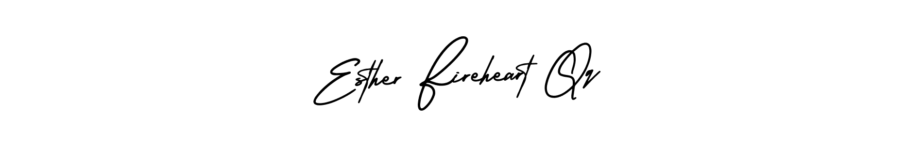 AmerikaSignatureDemo-Regular is a professional signature style that is perfect for those who want to add a touch of class to their signature. It is also a great choice for those who want to make their signature more unique. Get Esther Fireheart Qq name to fancy signature for free. Esther Fireheart Qq signature style 3 images and pictures png