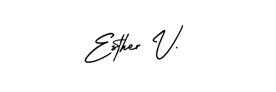 75 Esther V Name Signature Style Ideas Wonderful Electronic Sign