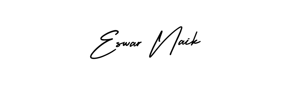 Make a short Eswar Naik signature style. Manage your documents anywhere anytime using AmerikaSignatureDemo-Regular. Create and add eSignatures, submit forms, share and send files easily. Eswar Naik signature style 3 images and pictures png
