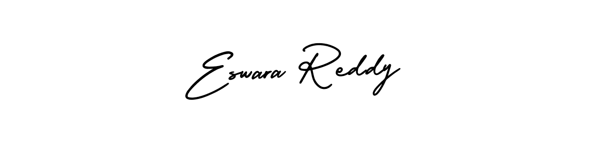 Create a beautiful signature design for name Eswara Reddy. With this signature (AmerikaSignatureDemo-Regular) fonts, you can make a handwritten signature for free. Eswara Reddy signature style 3 images and pictures png