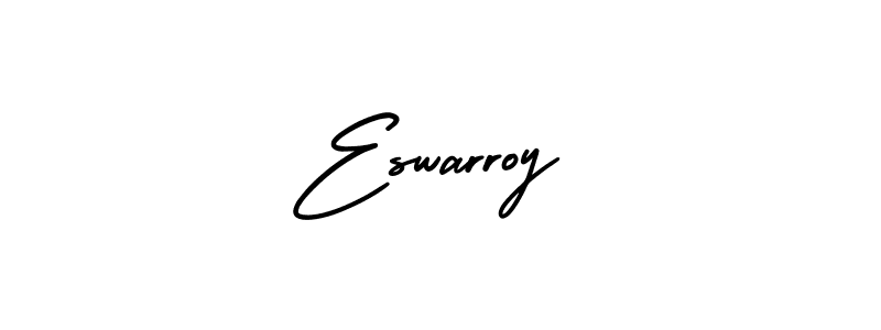 Eswarroy stylish signature style. Best Handwritten Sign (AmerikaSignatureDemo-Regular) for my name. Handwritten Signature Collection Ideas for my name Eswarroy. Eswarroy signature style 3 images and pictures png