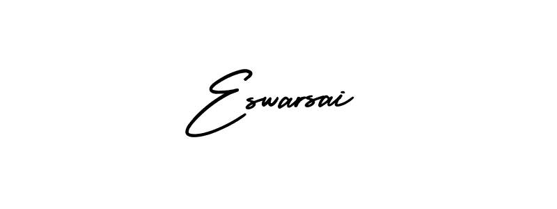 How to Draw Eswarsai signature style? AmerikaSignatureDemo-Regular is a latest design signature styles for name Eswarsai. Eswarsai signature style 3 images and pictures png