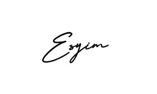 This is the best signature style for the Esyim name. Also you like these signature font (AmerikaSignatureDemo-Regular). Mix name signature. Esyim signature style 3 images and pictures png