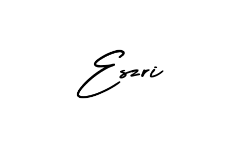 Design your own signature with our free online signature maker. With this signature software, you can create a handwritten (AmerikaSignatureDemo-Regular) signature for name Eszri. Eszri signature style 3 images and pictures png
