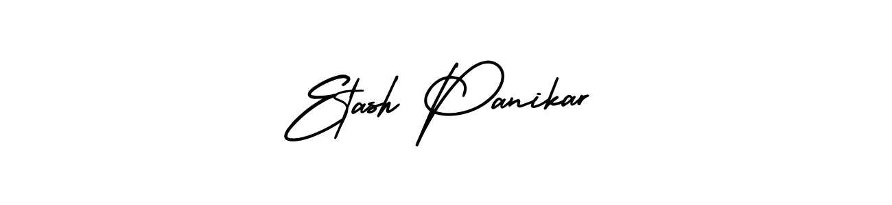 Similarly AmerikaSignatureDemo-Regular is the best handwritten signature design. Signature creator online .You can use it as an online autograph creator for name Etash Panikar. Etash Panikar signature style 3 images and pictures png