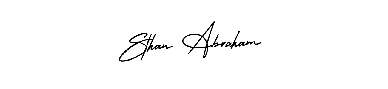 Use a signature maker to create a handwritten signature online. With this signature software, you can design (AmerikaSignatureDemo-Regular) your own signature for name Ethan Abraham. Ethan Abraham signature style 3 images and pictures png