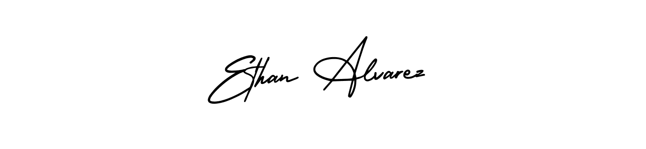 Best and Professional Signature Style for Ethan Alvarez. AmerikaSignatureDemo-Regular Best Signature Style Collection. Ethan Alvarez signature style 3 images and pictures png