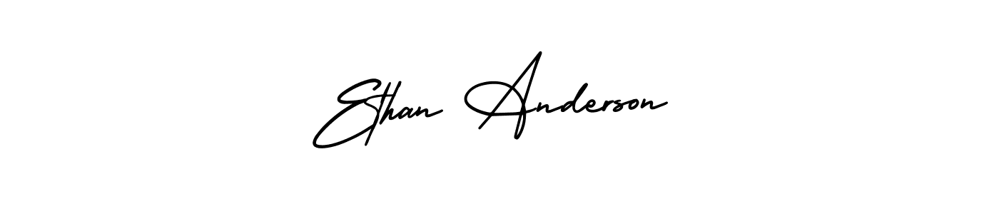 This is the best signature style for the Ethan Anderson name. Also you like these signature font (AmerikaSignatureDemo-Regular). Mix name signature. Ethan Anderson signature style 3 images and pictures png