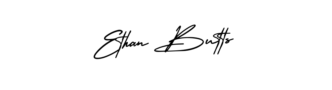How to make Ethan Butts name signature. Use AmerikaSignatureDemo-Regular style for creating short signs online. This is the latest handwritten sign. Ethan Butts signature style 3 images and pictures png