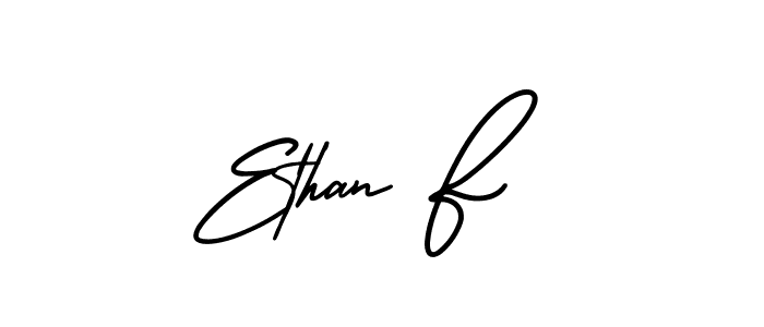 Also we have Ethan F name is the best signature style. Create professional handwritten signature collection using AmerikaSignatureDemo-Regular autograph style. Ethan F signature style 3 images and pictures png