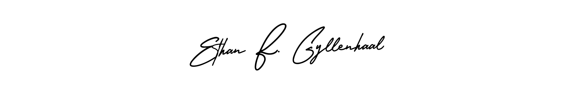 How to make Ethan F. Gyllenhaal signature? AmerikaSignatureDemo-Regular is a professional autograph style. Create handwritten signature for Ethan F. Gyllenhaal name. Ethan F. Gyllenhaal signature style 3 images and pictures png