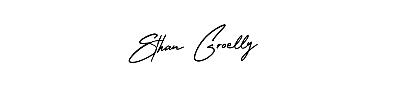 Create a beautiful signature design for name Ethan Groelly. With this signature (AmerikaSignatureDemo-Regular) fonts, you can make a handwritten signature for free. Ethan Groelly signature style 3 images and pictures png